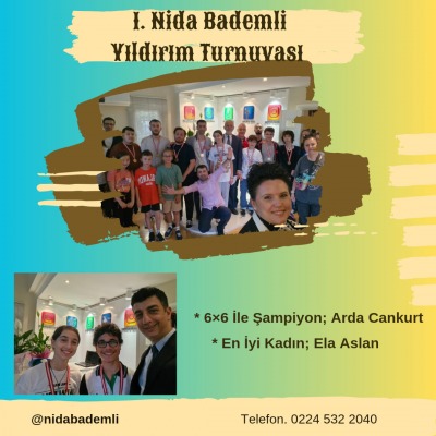 İlk Resmi Turnuvamızın Şampiyonu Arda Cankurt