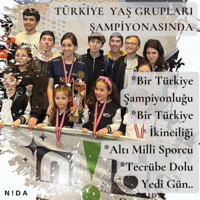 Bir Türkiye Şampiyonu, Bir Türkiye İkincisi ve Altı Milli Sporcu ile Eve Dönüyoruz..