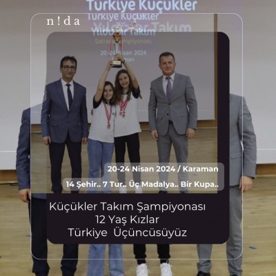 Kızlarımız Türkiye Üçüncüsü!.